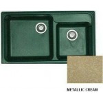 Sanitec Modern 317 (90x51cm) - Metallic Cream