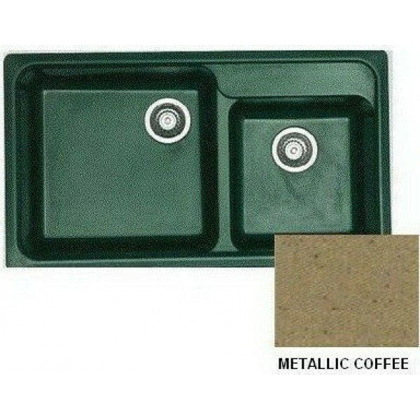 Sanitec Modern 317 (90x51cm) - Metallic Coffee
