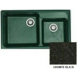 Sanitec Modern 317 (90x51cm) - Granite Black