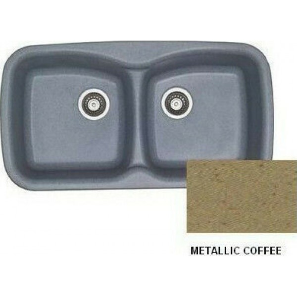 Sanitec Silk 319 (93x51cm) - Metallic Coffee