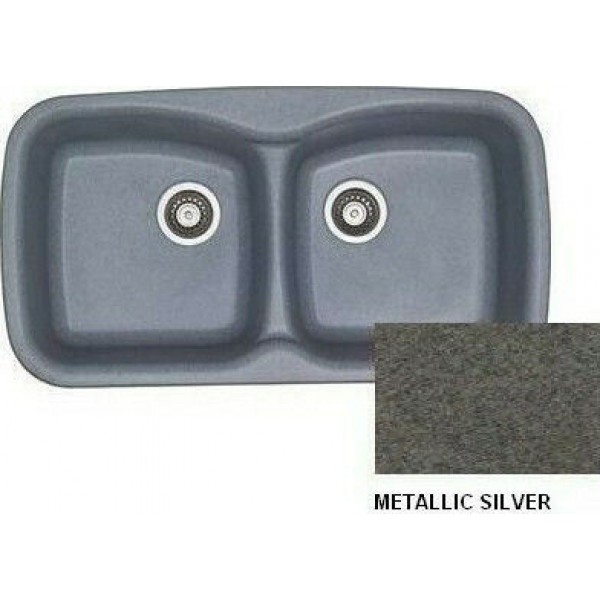 Sanitec Silk 319 (93x51cm) - Metallic Silver