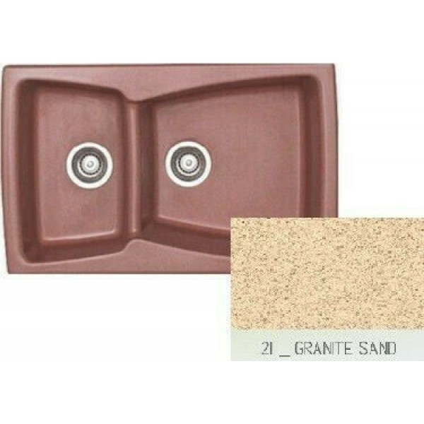 SANITEC Modern 320 (79x50cm) - Granite Sand