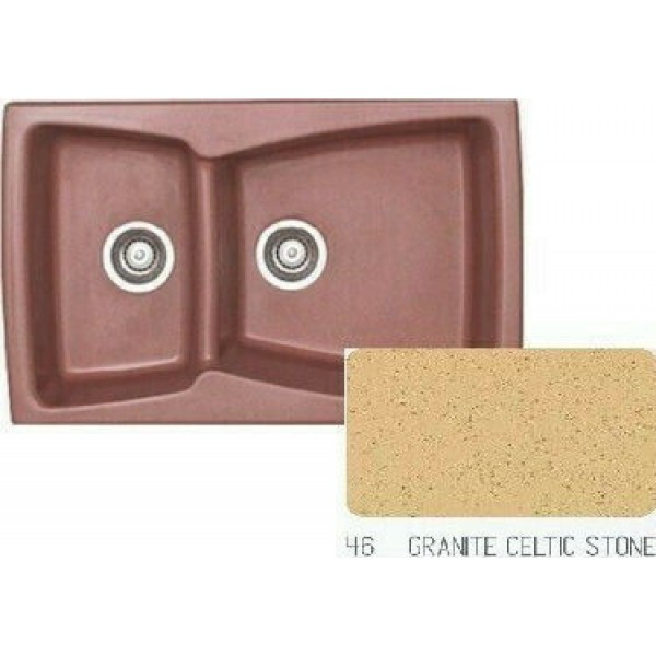 SANITEC Modern 320 (79x50cm) - Granite Celtic Stone