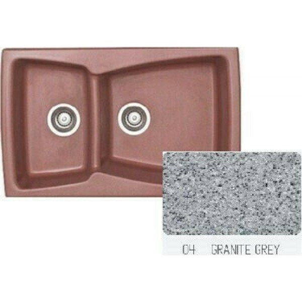 SANITEC Modern 320 (79x50cm) - Granite Grey
