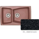 SANITEC Modern 320 (79x50cm) - Granite Black