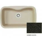 SANITEC Silk 321 (83x51cm) - Granite Black