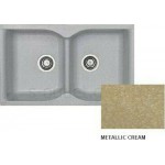 Sanitec Eclectic 322 (81x50cm) - Metallic Cream