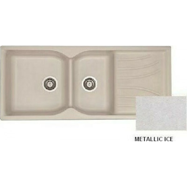 Sanitec Eclectic 323 (115x50cm) - Metallic Ice