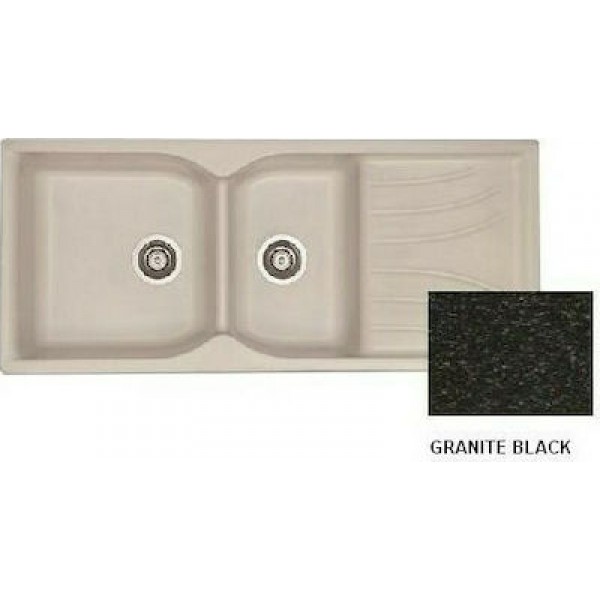 Sanitec Eclectic 323 (115x50cm) - Granite Black