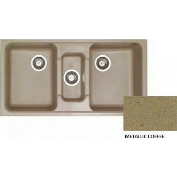 SANITEC Harmony 325 (97x51cm) - Metallic Coffee