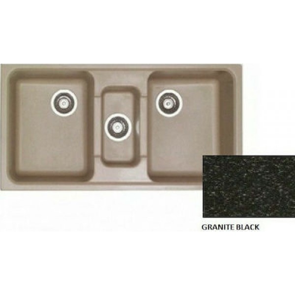 SANITEC Harmony 325 (97x51cm) - Granite Black