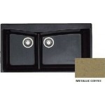 SANITEC Modern 326 (93x51cm) - Metallic Coffee