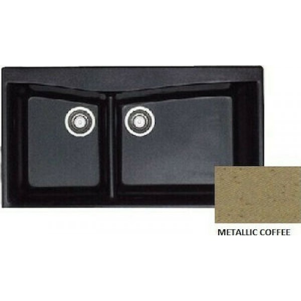 SANITEC Modern 326 (93x51cm) - Metallic Coffee