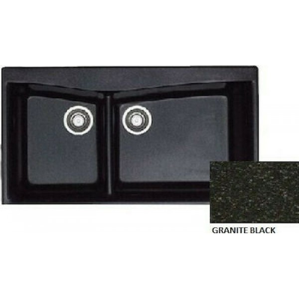 SANITEC Modern 326 (93x51cm) - Granite Black