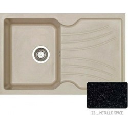 Sanitec Libra 327 (78x50cm) - Metallic Space