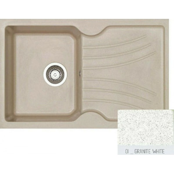 Sanitec Libra 327 (78x50cm) - Granite White