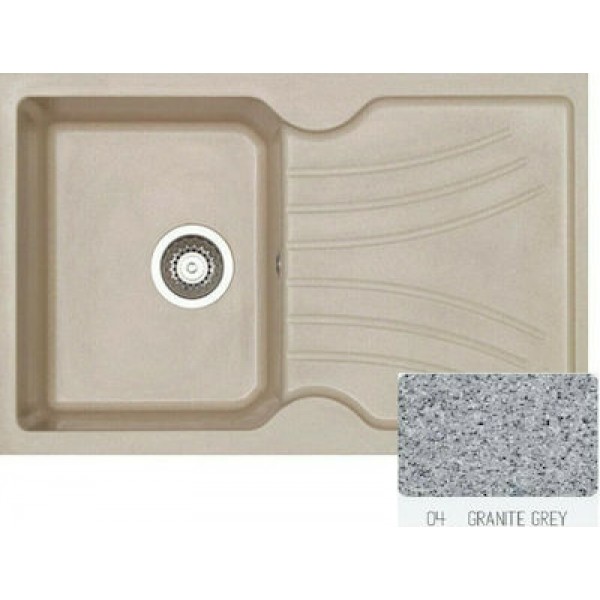 Sanitec Libra 327 (78x50cm) - Granite Grey