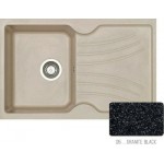 Sanitec Libra 327 (78x50cm) - Granite Black