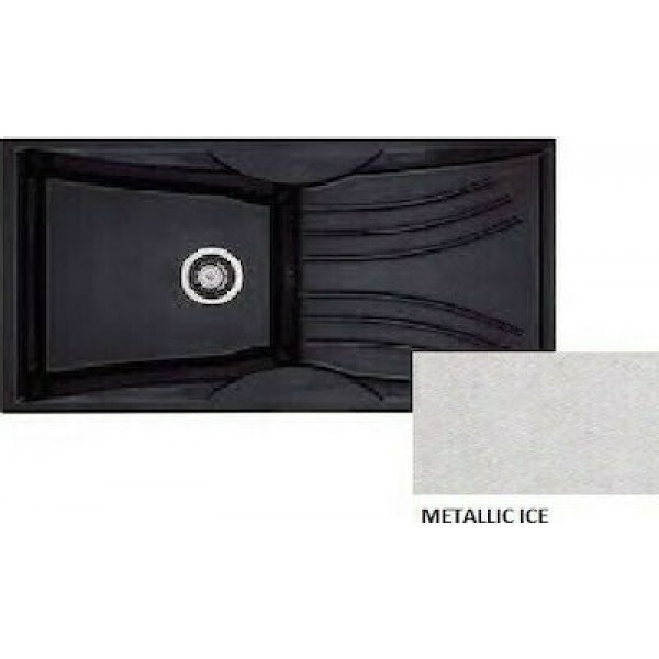 SANITEC Libra 328 (99x51cm) - Metallic Ice