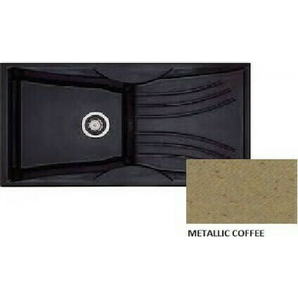 SANITEC Libra 328 (99x51cm) - Metallic Coffee