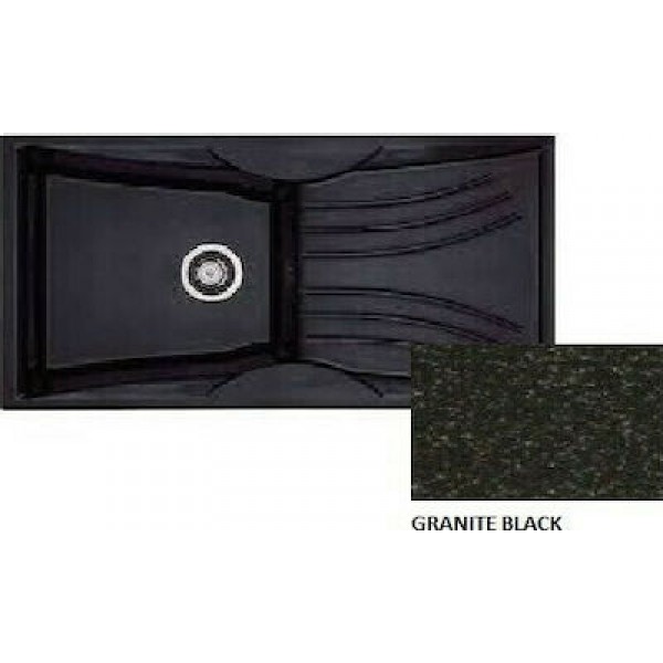 SANITEC Libra 328 (99x51cm) - Granite Black