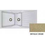 SANITEC Libra 329 (104x51cm) - Metallic Cream