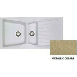 SANITEC Libra 329 (104x51cm) - Metallic Cream