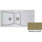 SANITEC Libra 329 (104x51cm) - Metallic Coffee