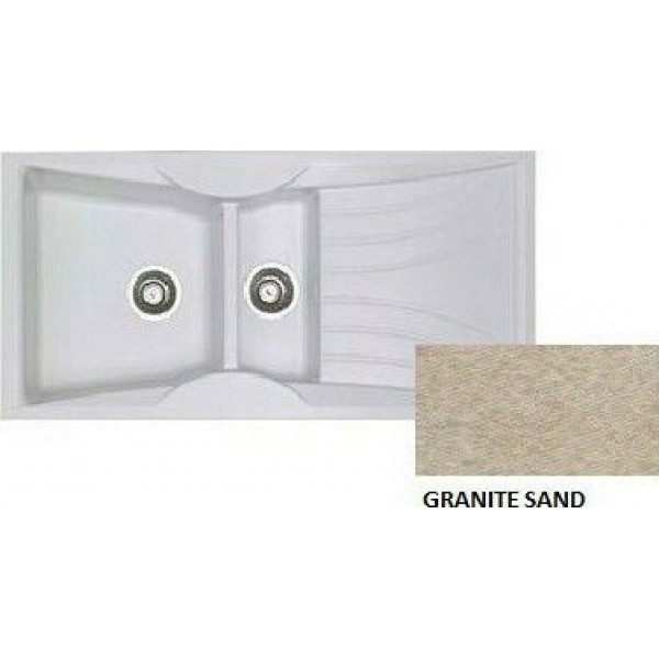 SANITEC Libra 329 (104x51cm) - Granite Sand