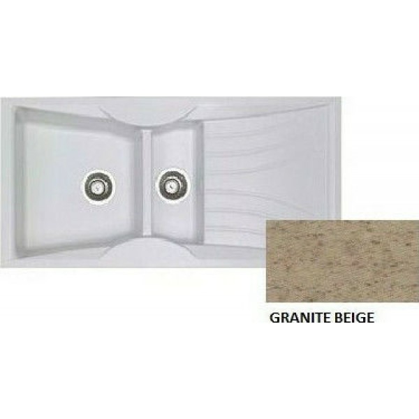 SANITEC Libra 329 (104x51cm) - Granite Beige
