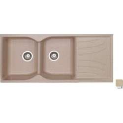 SANITEC Eclectic 332 (115x50cm) - Metallic Cream