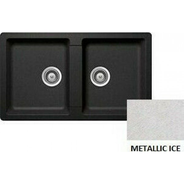 SANITEC Classic 334 (84x50cm) - Metallic Ice