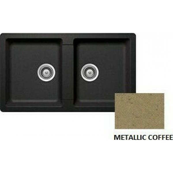 SANITEC Classic 334 (84x50cm) - Metallic Coffee
