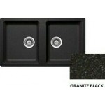 SANITEC Classic 334 (84x50cm) - Granite Black