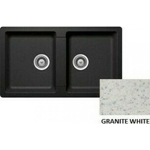 SANITEC Classic 334 (84x50cm) - Granite White