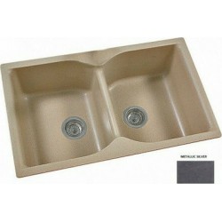 SANITEC Classic 336 (86x50cm) - Metallic Silver