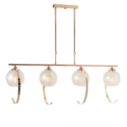 Aca DCR17504P Φωτιστικό Οροφής Χρυσό Iparelle