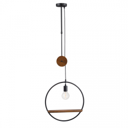 Aca DCR1760145P Φωτιστικό Οροφής Μαύρο Roottori