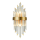 Aca EG6172W54CG Φωτιστικό Επίτοιχο Απλίκα Με Κρύσταλλα Χρυσό Empire