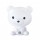 Aca MT120961W Επιτραπέζιο Παιδικό Φωτιστικό Αρκουδάκι Λευκό Friends