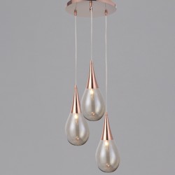 Aca OD53423RCP Φωτιστικό Οροφής Χάλκινο Atena