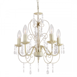 Aca SF63185PWG Φωτιστικό Οροφής Πολυέλαιος Κρεμ/Μπεζ Dumas