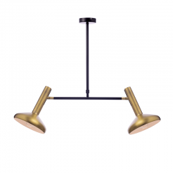 Aca AR4182P69BB Φωτιστικό Οροφής Μαύρο Sherlock