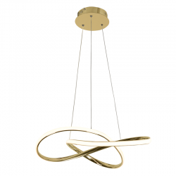 Aca HM92LEDP48BR Φωτιστικό Οροφής Led Ορειχάλκινο Gordius