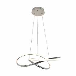 Aca HM92LEDP48CH Φωτιστικό Οροφής Led Χρώμιο Gordius