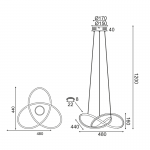 Aca HM92LEDP48WH Φωτιστικό Οροφής Led Λευκό Goridus