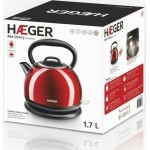 Haeger EK 22R-021A Red Cherry Βραστήρας Νερού 2200W