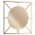 Καθρέφτης Oscar Μεταλλικός Χρυσό 70x70x1.5 831-G
