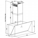 Davoline Shape 60 BL Απορροφητήρας Τζάκι