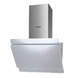 Gruppe Kalos 90 Λευκό Γυαλί Απορροφητήρας Τζάκι 